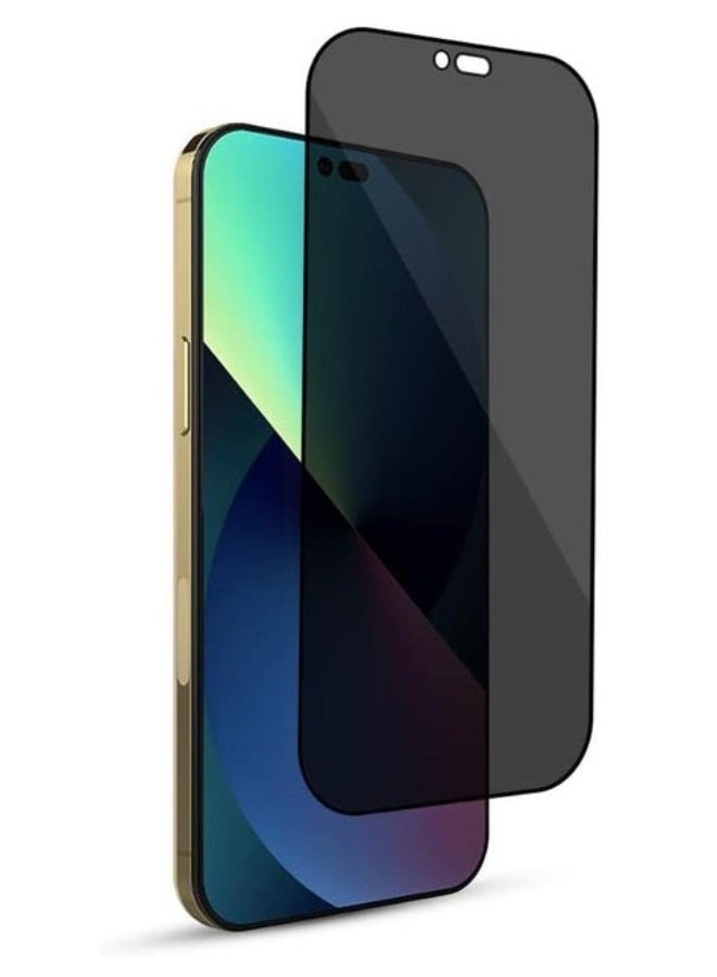 Privacy Screen Protector for iPhone 14 Pro Max, 9H Anti-Spy Tempered Glass with Dark Privacy Filter, Case Friendly Bubble Free Guard - Image 1